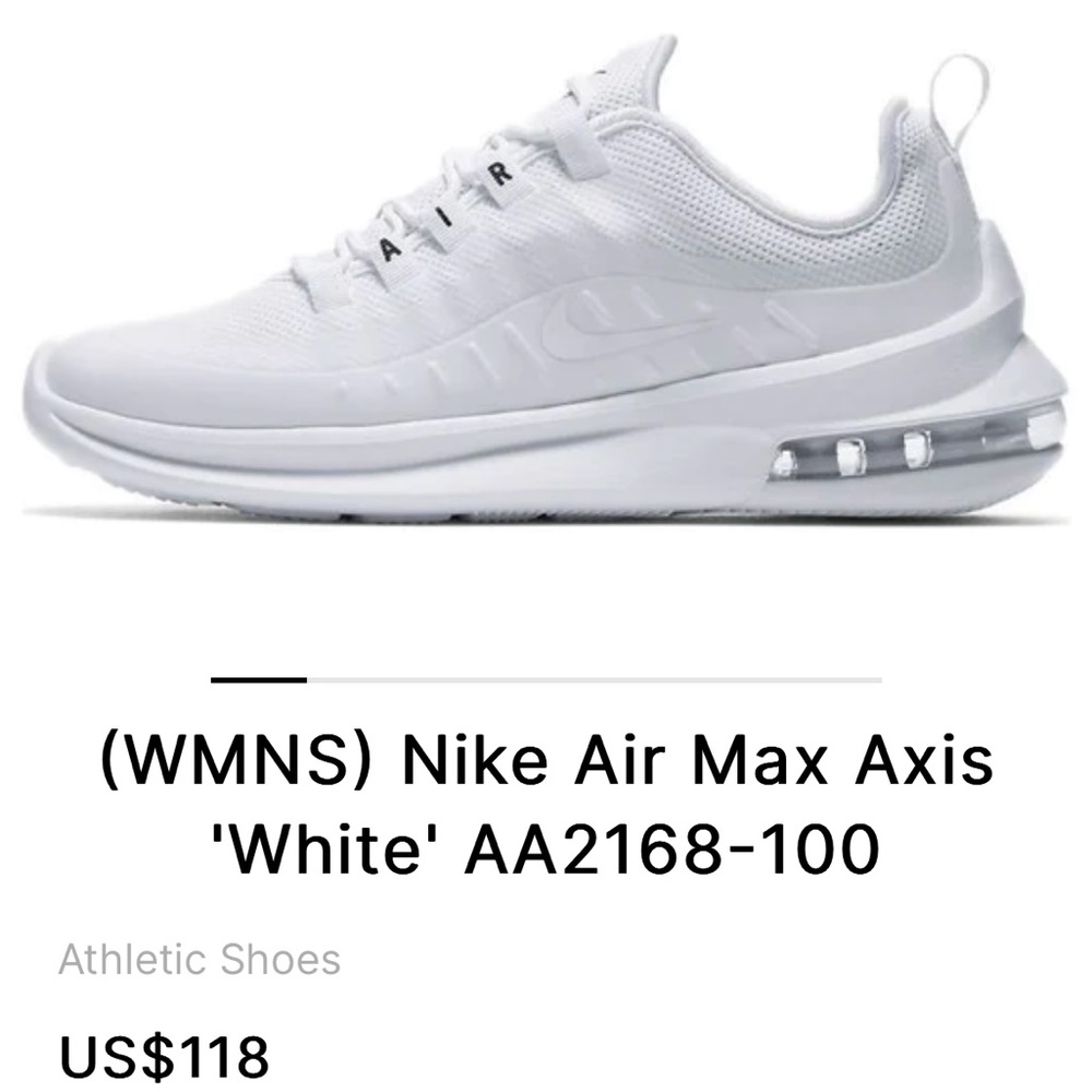 Women’s Nike Air Max Axis “White”
